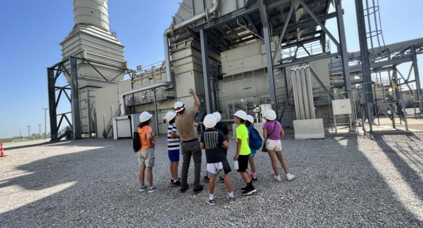 Campers at the Robert P. Mone Plant