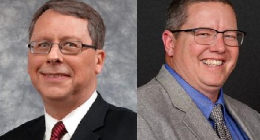 Dan MccNaul (left) is retiring in August 2024, and Don Englet (right) has been named his replacement.